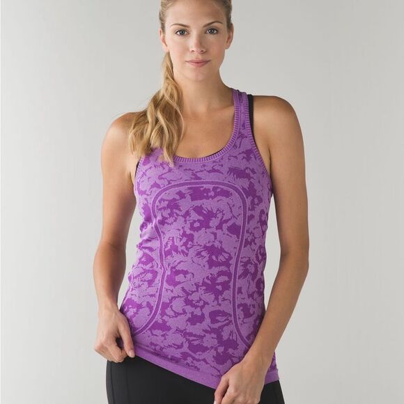 lululemon athletica Swiftly Tech Purple Racerback Tank Top | 6 - Picture 4 of 8